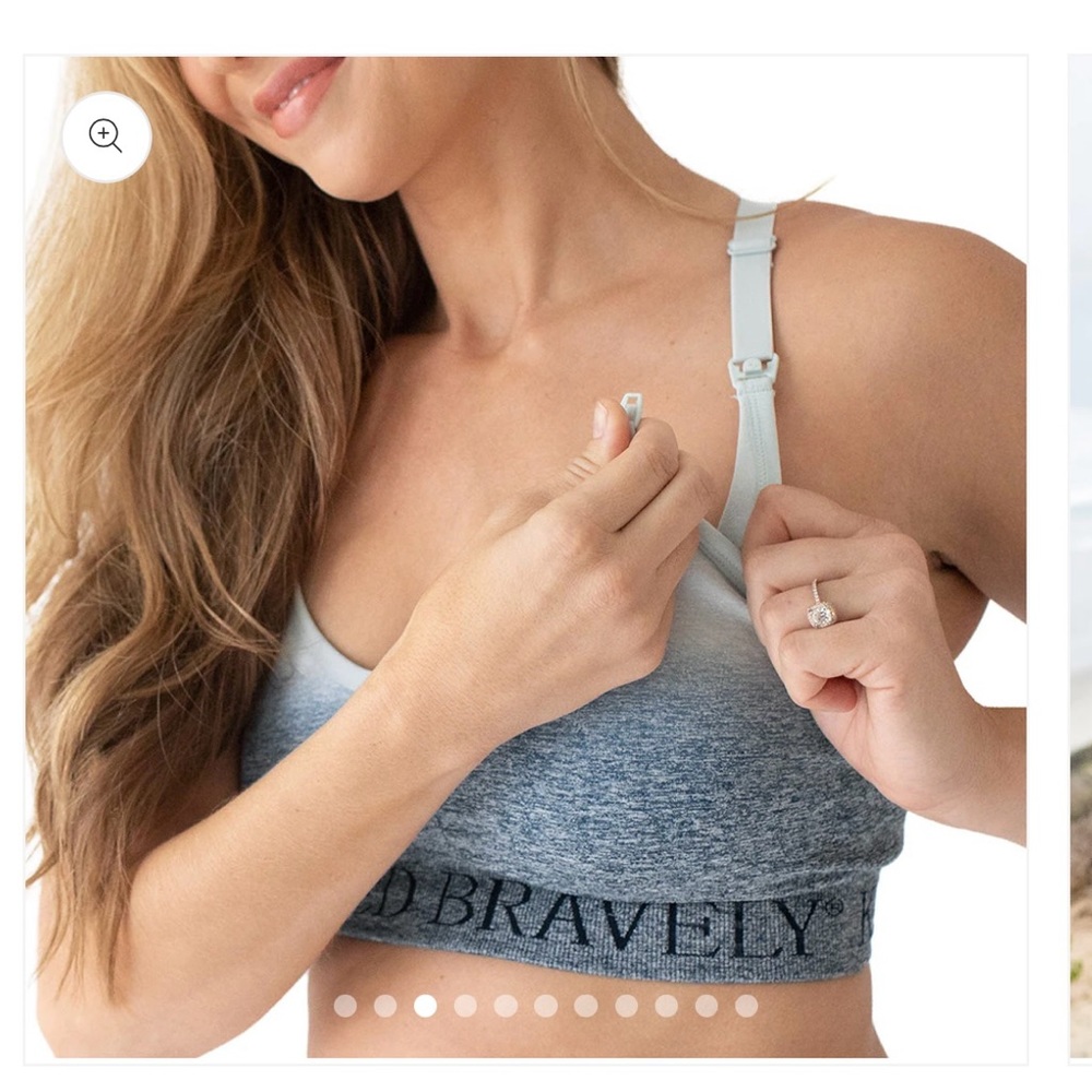 KB Nursing Sports Bra in pink Heather